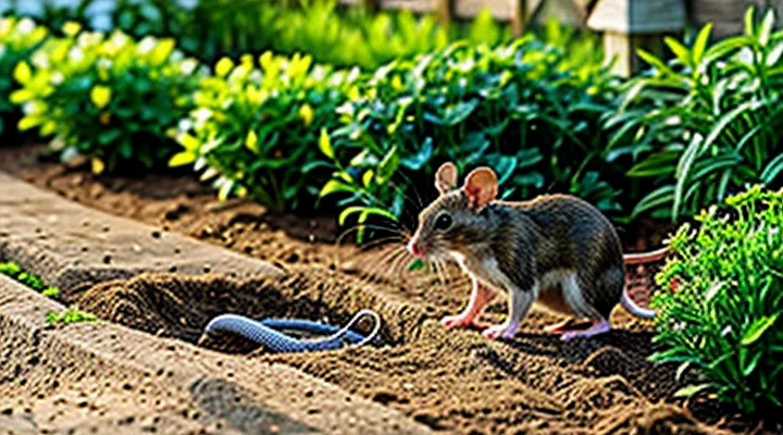How to Remove Mice from a Garden Plot
