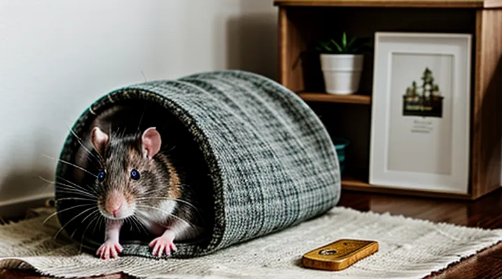How to sew a cozy home for a rat yourself
