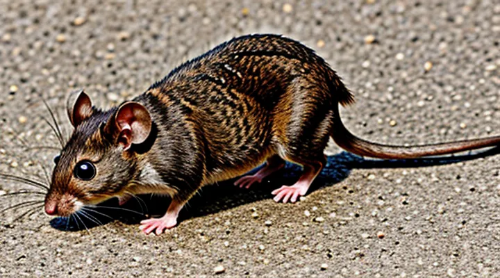 Identification of a Brown Mouse with a Black Stripe: Species and Characteristics