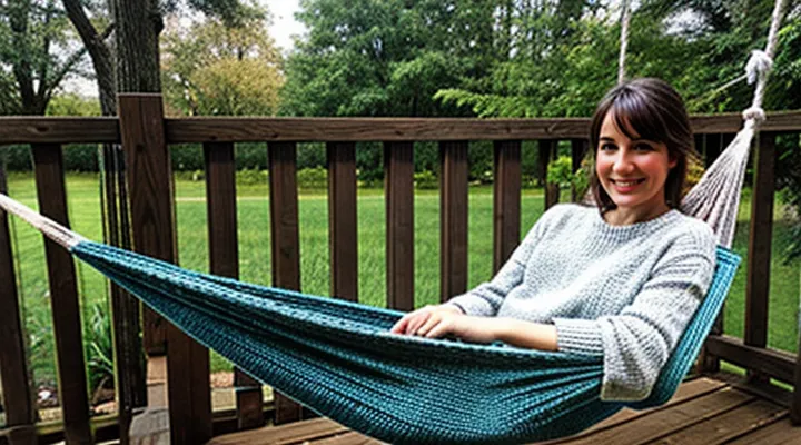 Knitted Hammock for a Rat: How to Make It