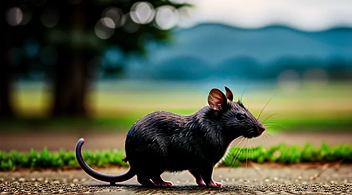 Large Black Mouse in the Wild: Species Features