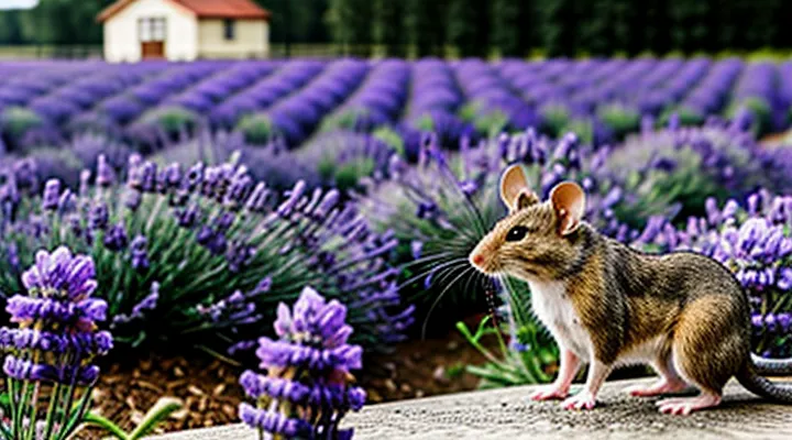 Lavender for mice: scent that repels pests