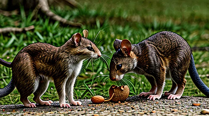 Marten and Mice: Natural Predator Food