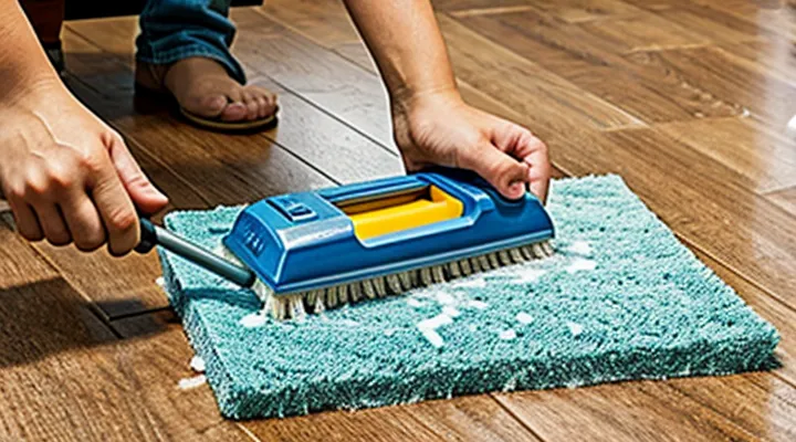 Methods to clean floor from glue used in mouse traps