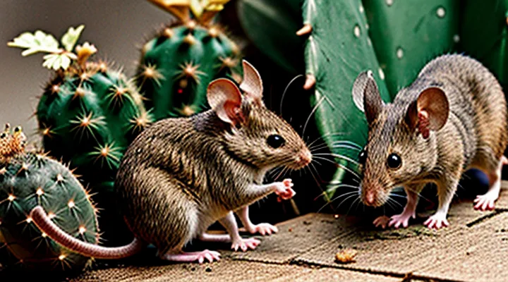 Mice Crying, Stinging Themselves, Yet Continuing to Eat a Cactus: Strange Habits