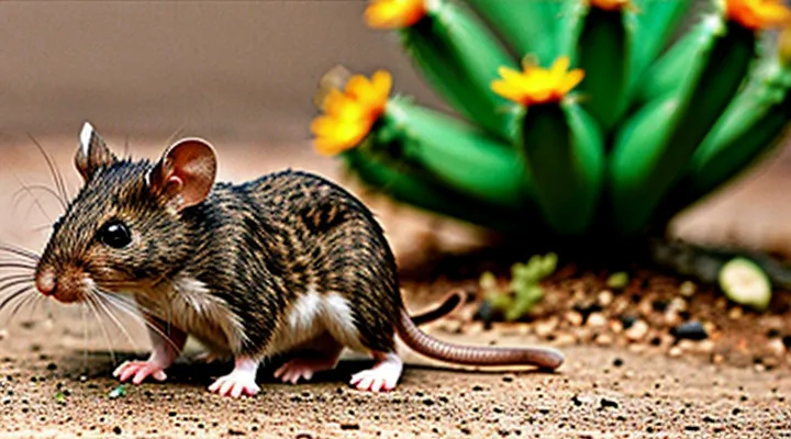 Mice eat cacti: interesting facts Mice eat cacti: interesting facts