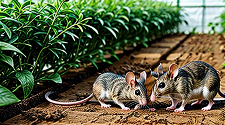Mice in greenhouses: damage and prevention