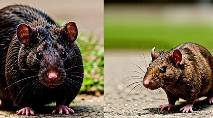 Mole and rat: what's the difference