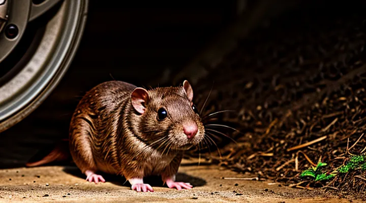 Mole rat: photo of a rare underground rodent