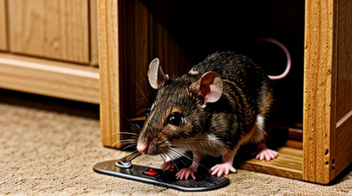 Mouse Caught in a Trap: How a Mousetrap Works