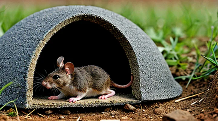 Mouse home: what a burrow is called