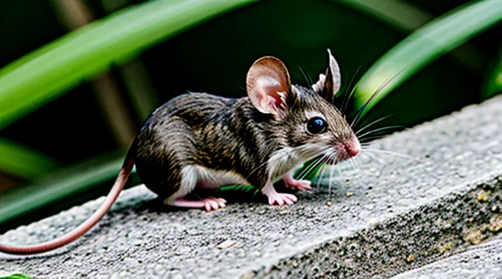 Mouse with a Black Stripe: Rare Morphology