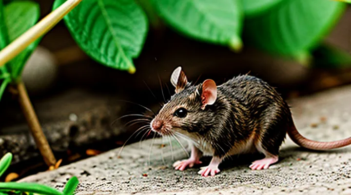 Mouse with a long nose: name and habitat