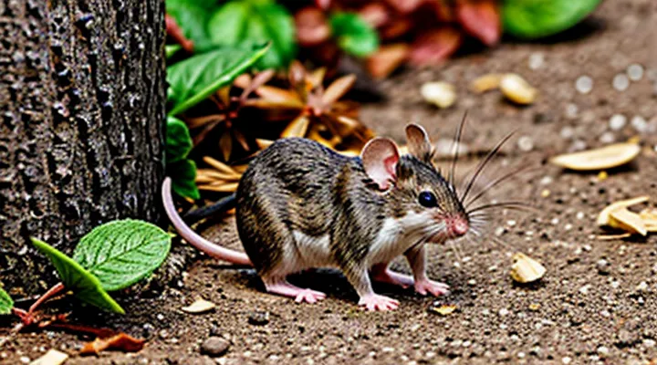 Mouse with a White Belly: Rare Variety