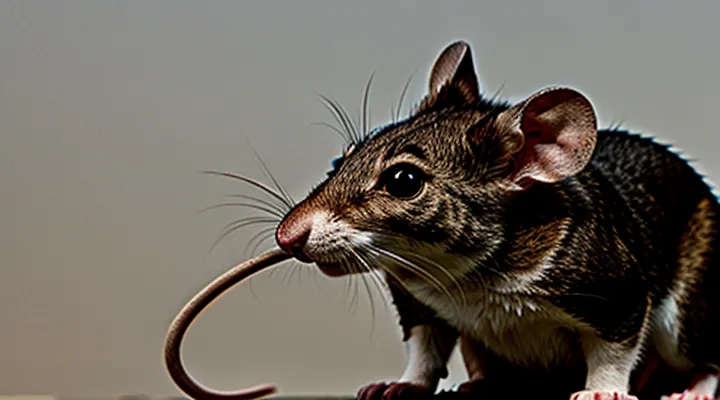 Mysterious animal with a long snout resembling a mouse