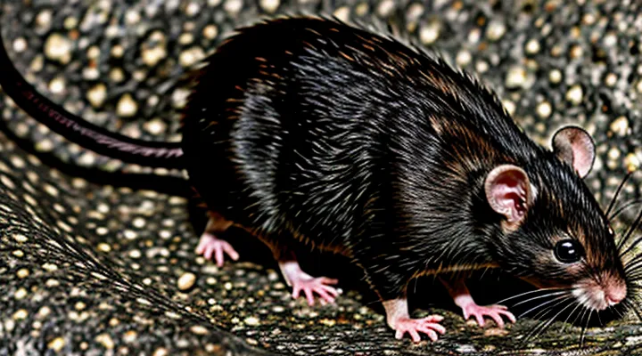 Parasites Living on Rat Fur