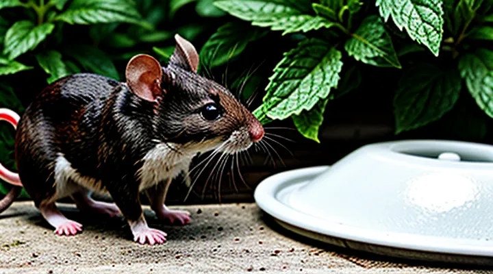 Peppermint as a natural mouse repellent