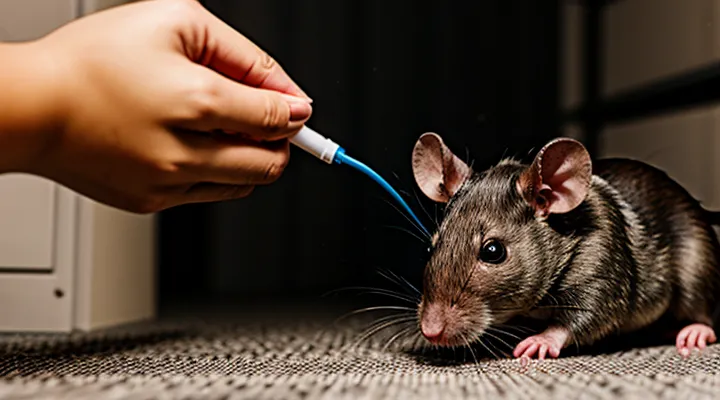 Performing Inhalation Therapy for Rats
