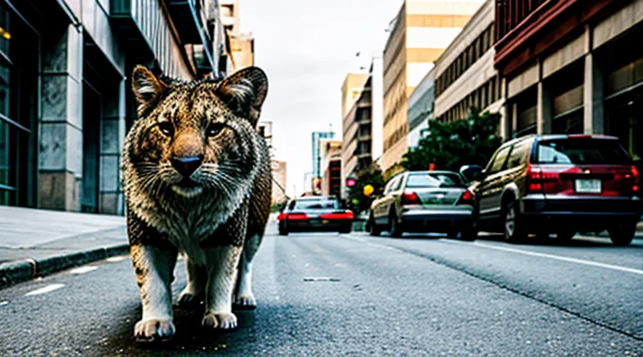 Photo of a Large Wild Street Rat