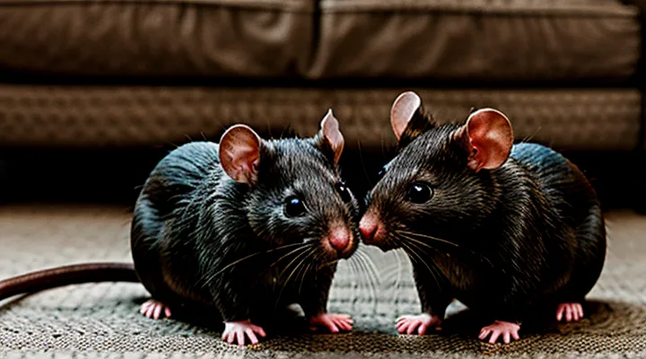 Photo of Two Rats Embracing: Cute Moment