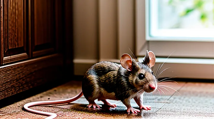 Photos of a rare injured mouse