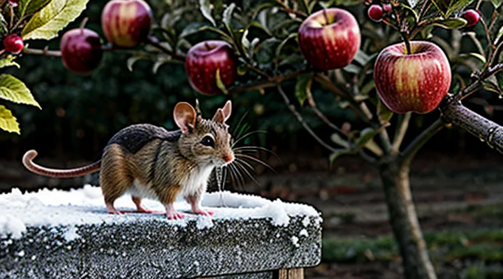 Protecting Apple Trees from Mice in Winter