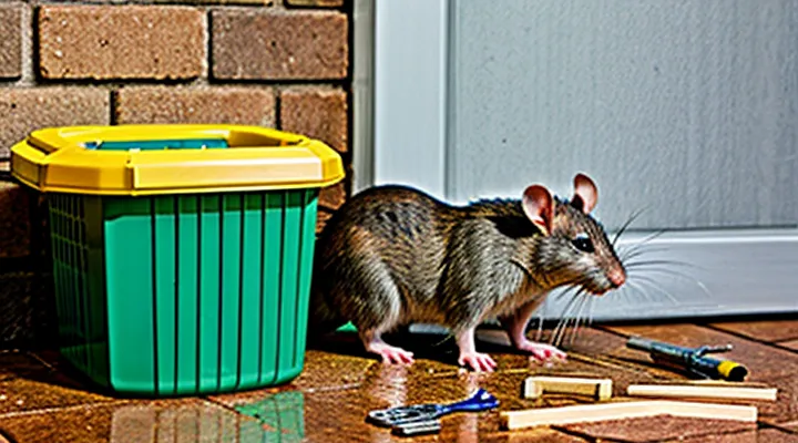 Quick DIY rat trap construction