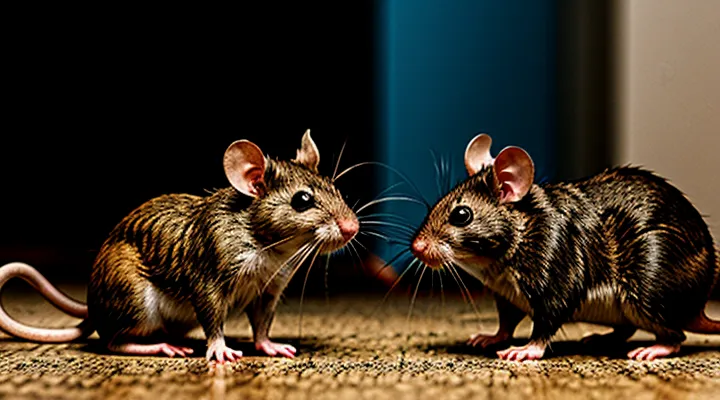 Rat and Mouse Relationships: Who Dominates