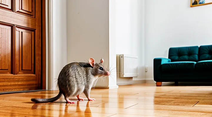 Rat Appeared in the Apartment: What to Do