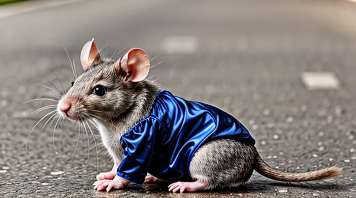 Rat in a Dress: Fashionable Pet Look