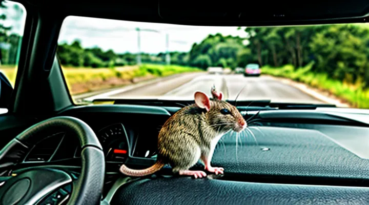 Rat on the Road: How Should a Driver React?
