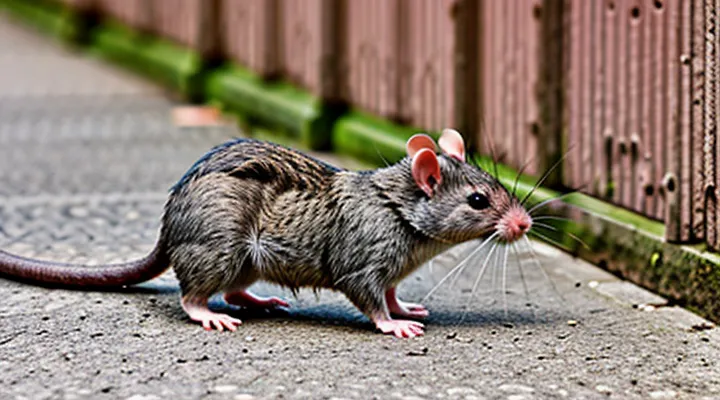 Rat Scratching Itself to the Point of Injury