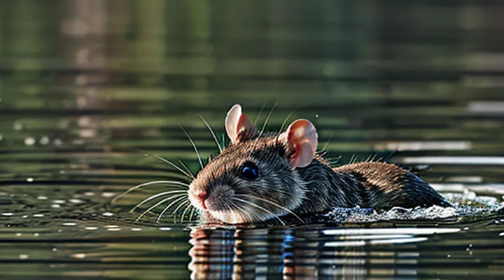 Rat Swims in Water: Observations