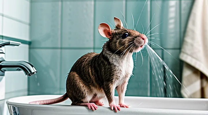 Rat Takes a Shower: How to Ensure Hygiene