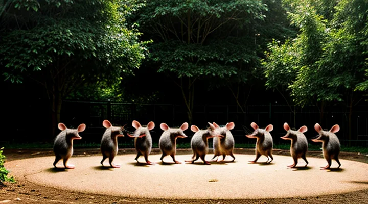 Rats Dancing in a Circle: Fascinating Behavioral Observations