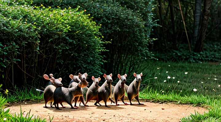 Rats dancing in a circle: unusual behavior in the wild