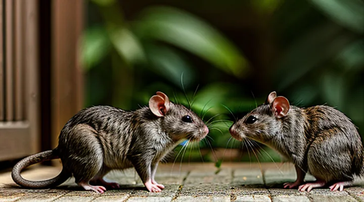 Rats Intertwining Tails: Pair Behavior