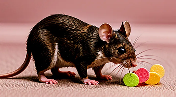 Sad Mouse Eats Candy: Why Sweets Attract Rodents