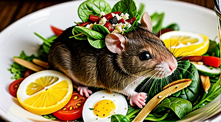 Salad in Rat Menu: Should It Be Included?