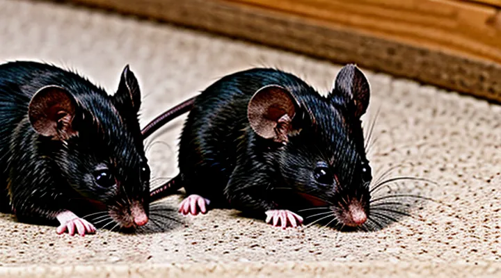 Secrets of Domestic Black Mouse Behavior