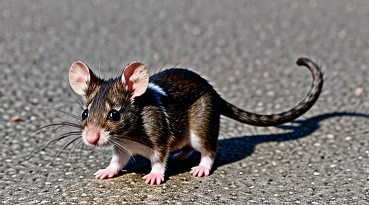 Small Animal with a Short Tail Resembling a Rat