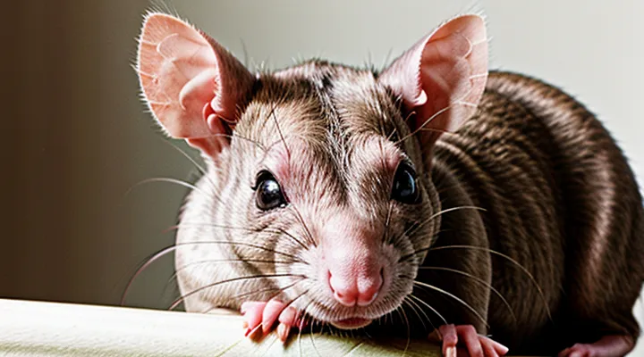 Smiling Hairless Rat: Unusual Photo