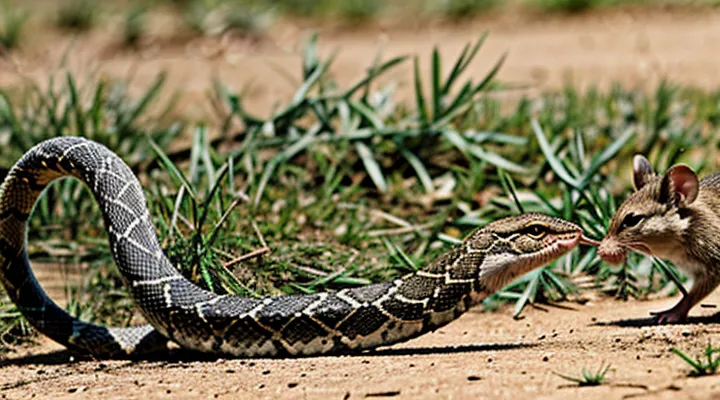 Snake and Mouse: Predation in the Wild