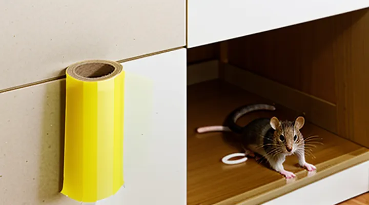 Sticky Tape for Catching Mice