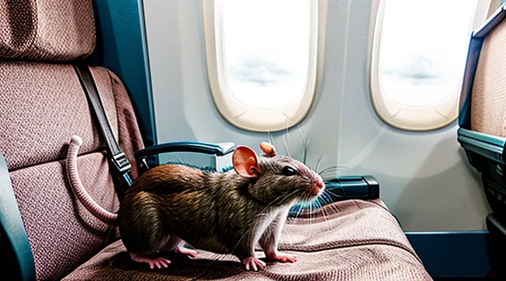 Transporting rats by airplane: rules and recommendations