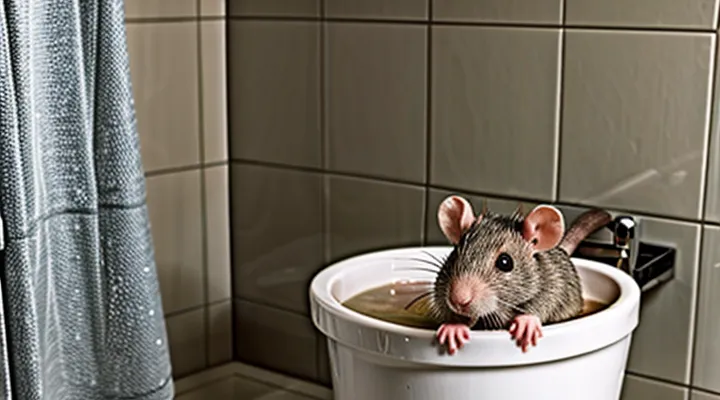 Video: How a Rat Baths in the Shower