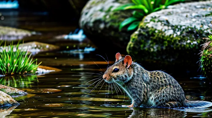 Water Rat: Photo in Natural Habitat