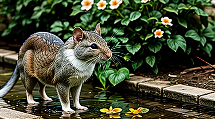 Water Rats in the Garden: Care Characteristics