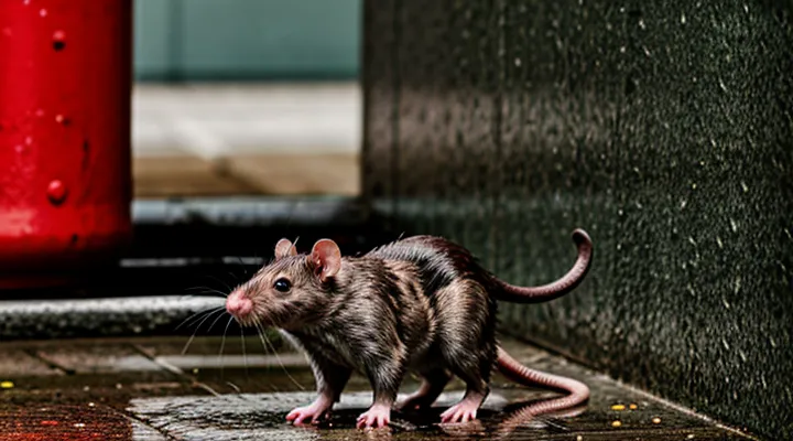 Wet Rat: Photo and Behavior