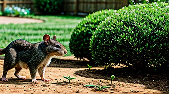 What a Ground Rat Looks Like in the Garden: Photos and Description